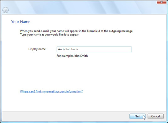 windows mail setup