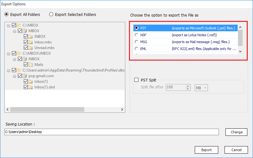 softaken mbox to pst converter