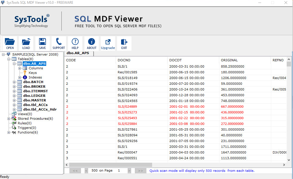 view mdf file