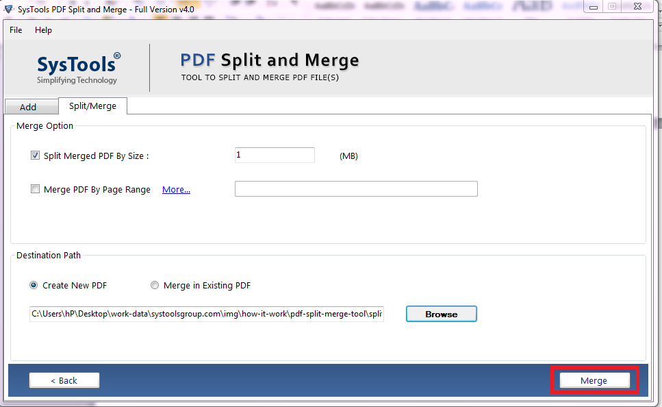 Merge PDF Files in Windows 10