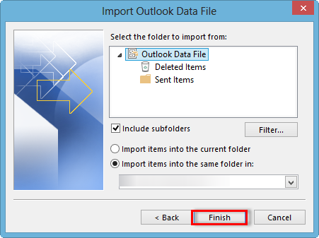 open Gmail mbox file in Outlook 2019