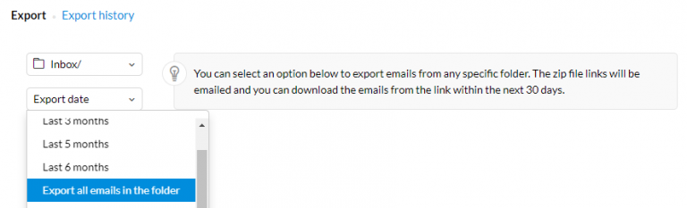 Export Data From Zoho Mail Account With Emails And Contacts