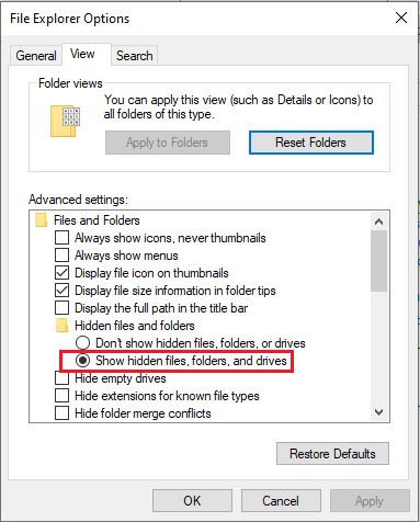 how to hide files in laptop