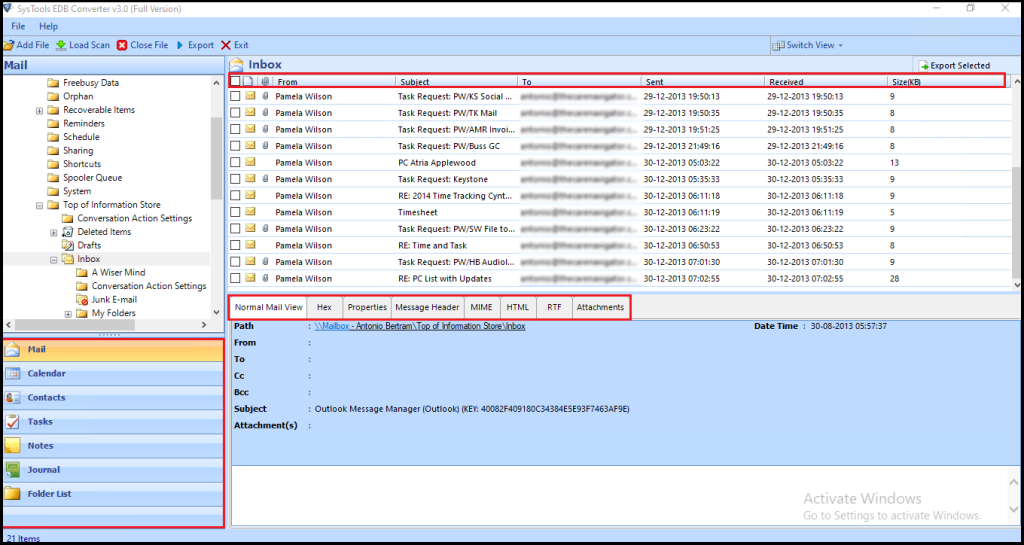 anvil software export file type