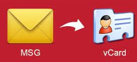msg contacts to vcard