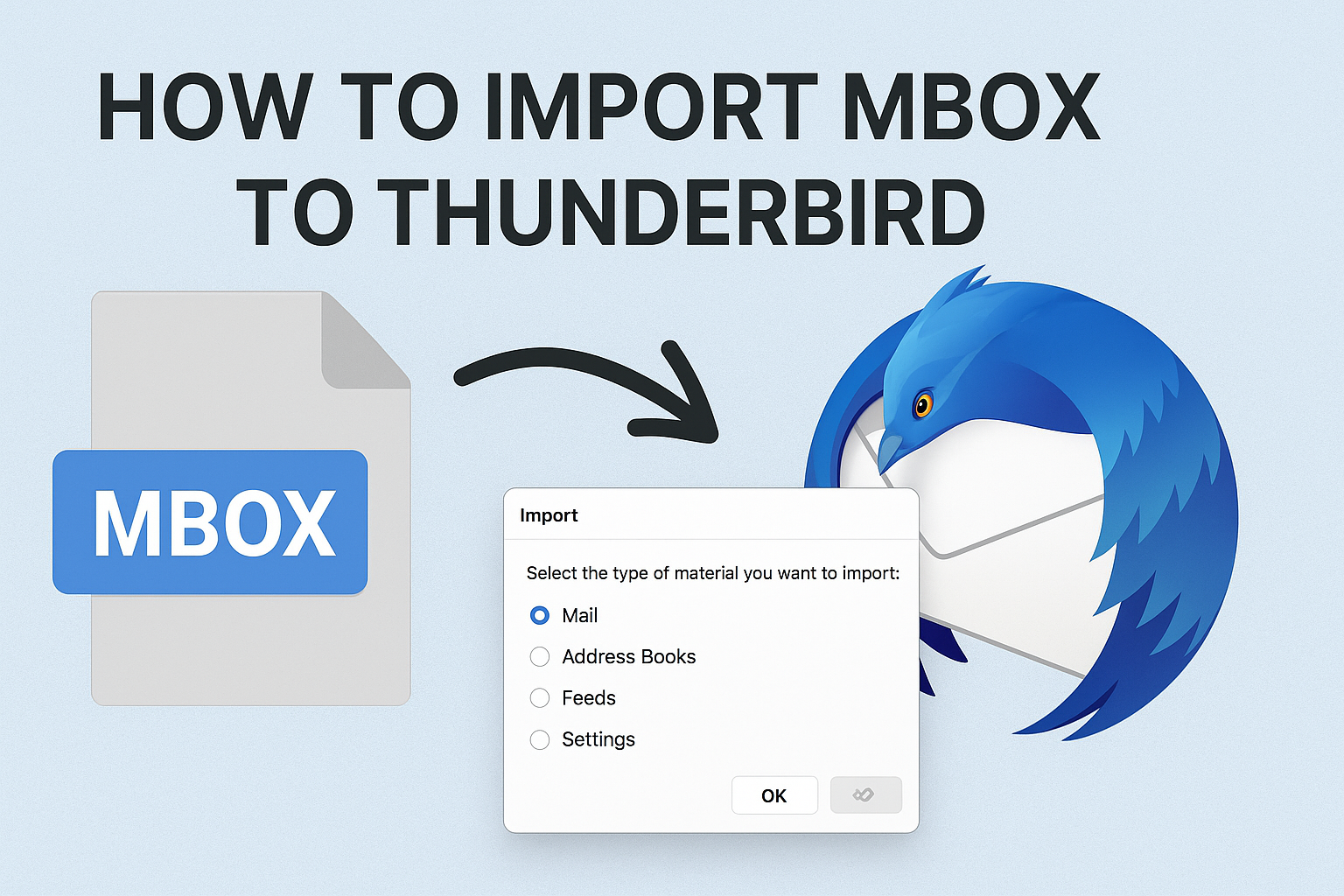 import mbox to thunderbird